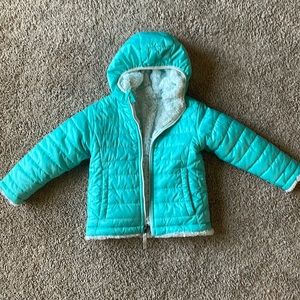 4T toddler North face reversible jacket